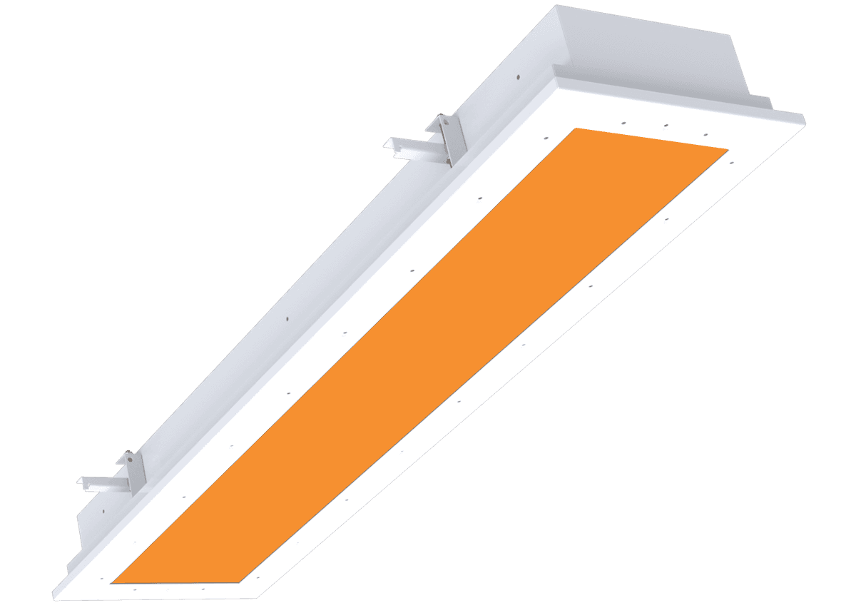 Main product image for Amico's Lights Cleanroom Series 1' x 4' Cleanroom Amber