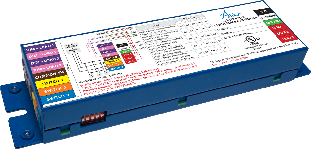 Amico Product: LightMaster Series Low Voltage Controller with Dimming