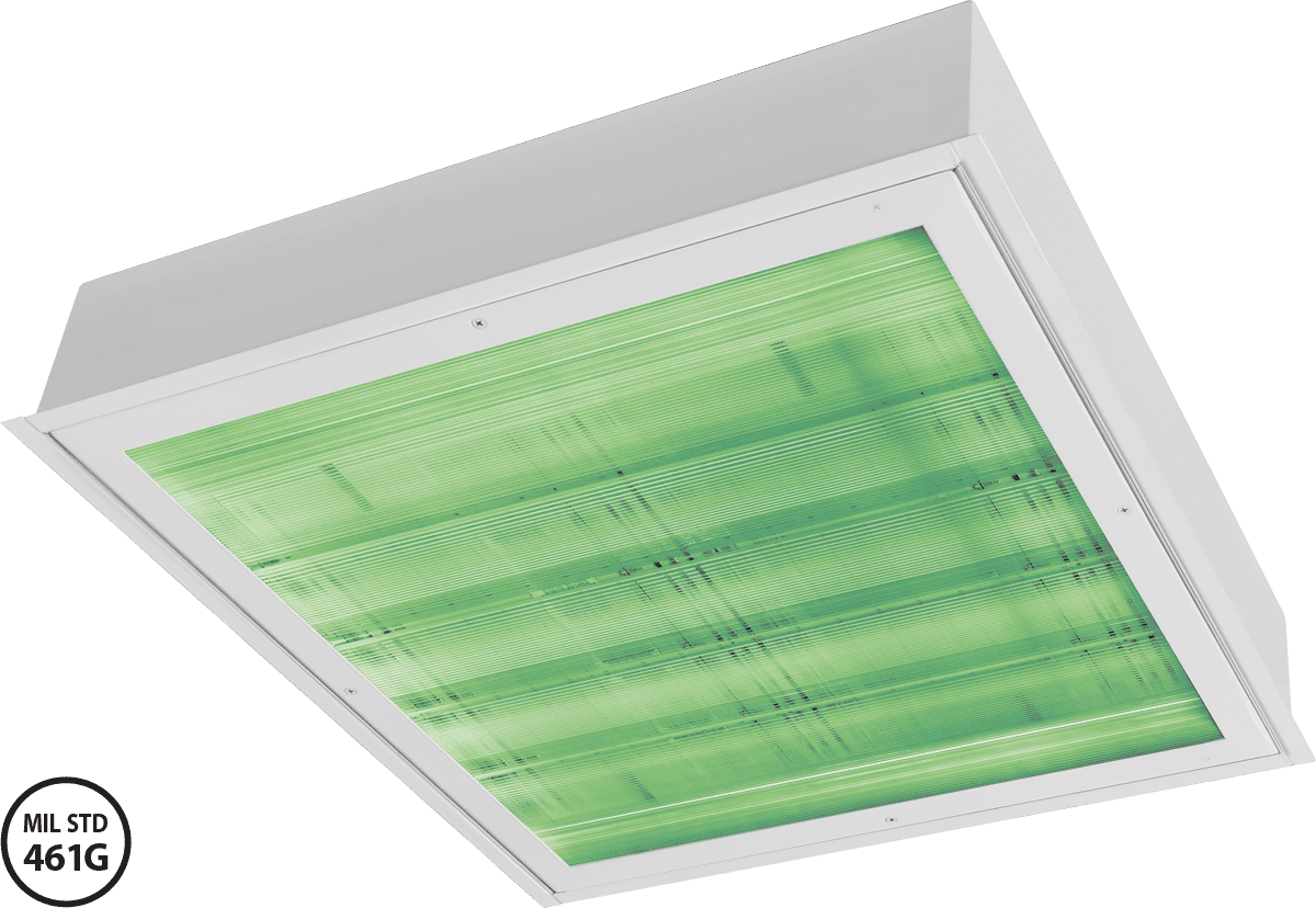 Amico Product: Solar Surgical 2' x 2' Luminaire Green and White - MIL