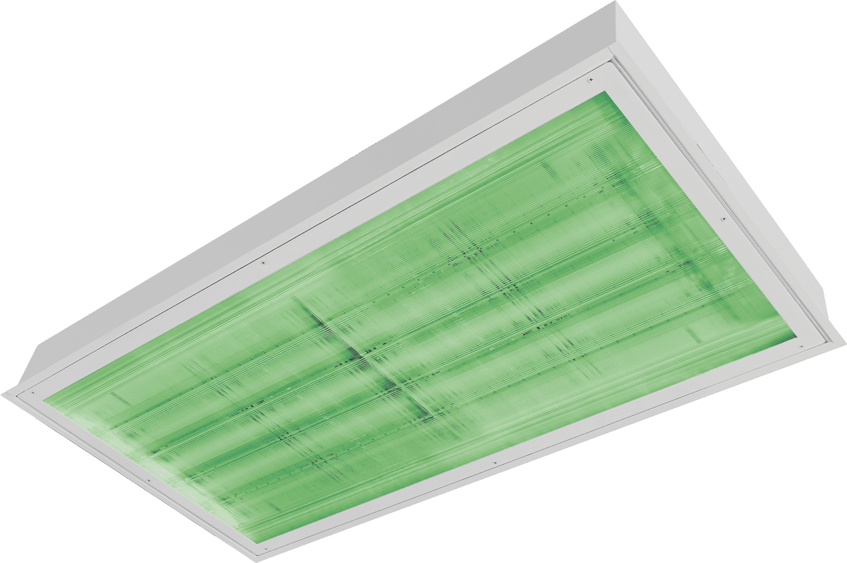 Amico Product: Solar Surgical 2' x 4' Luminaire Green and White